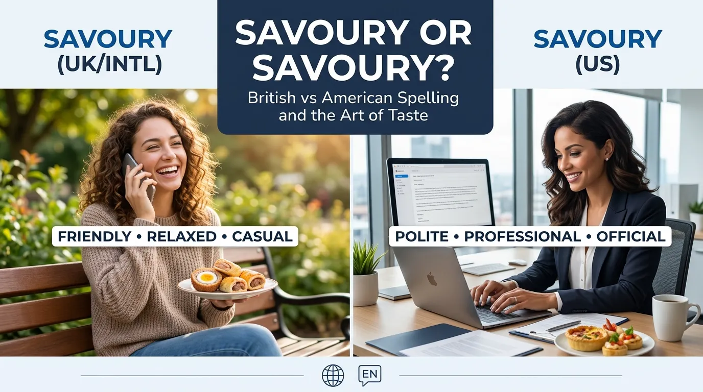 Savoury and savory