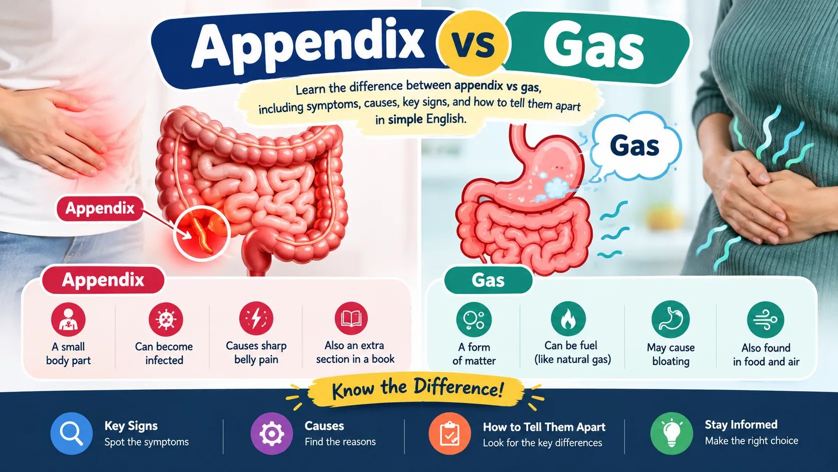 Appendix vs Gas