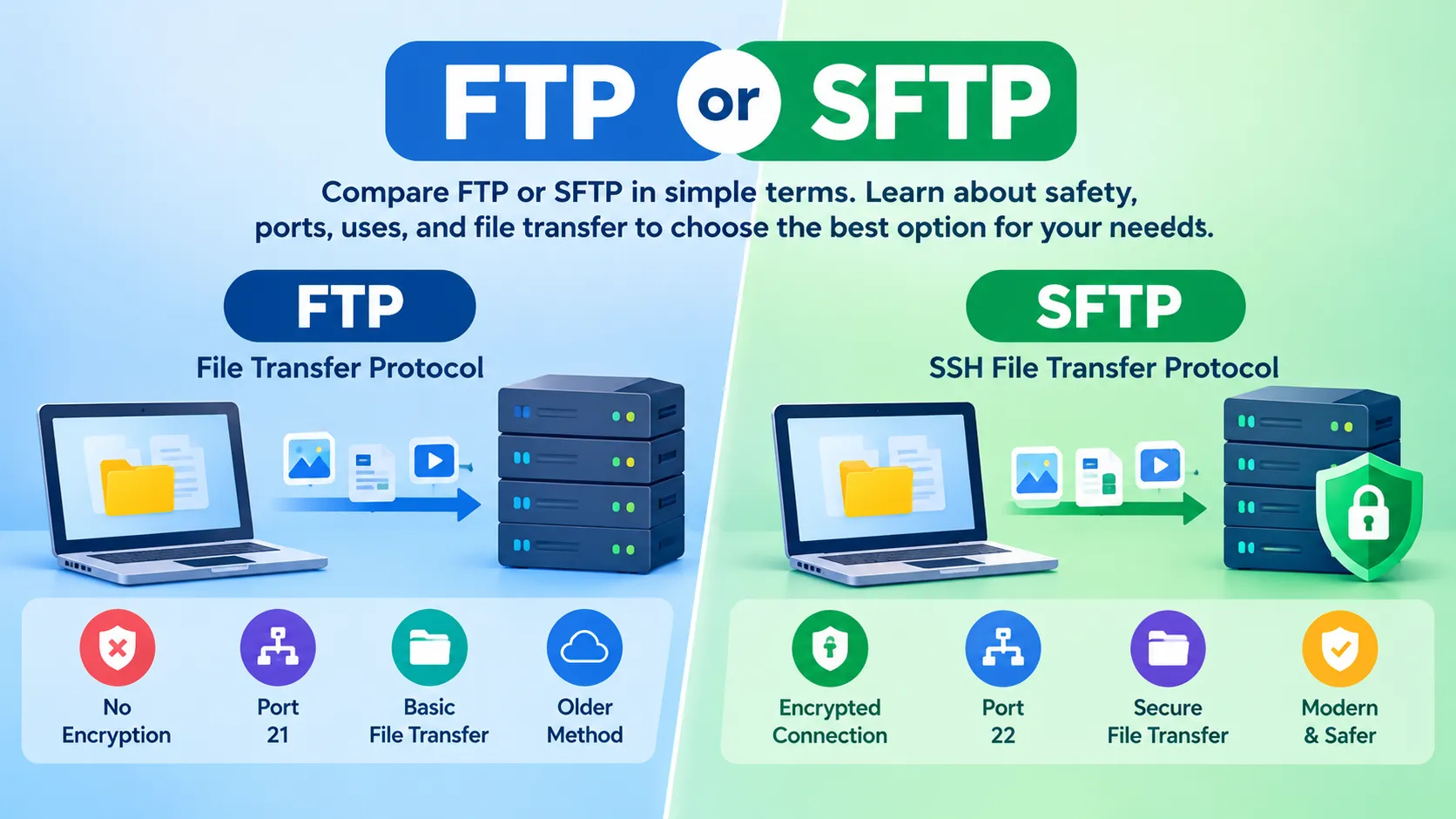 ftp or sftp