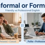 informal and formal