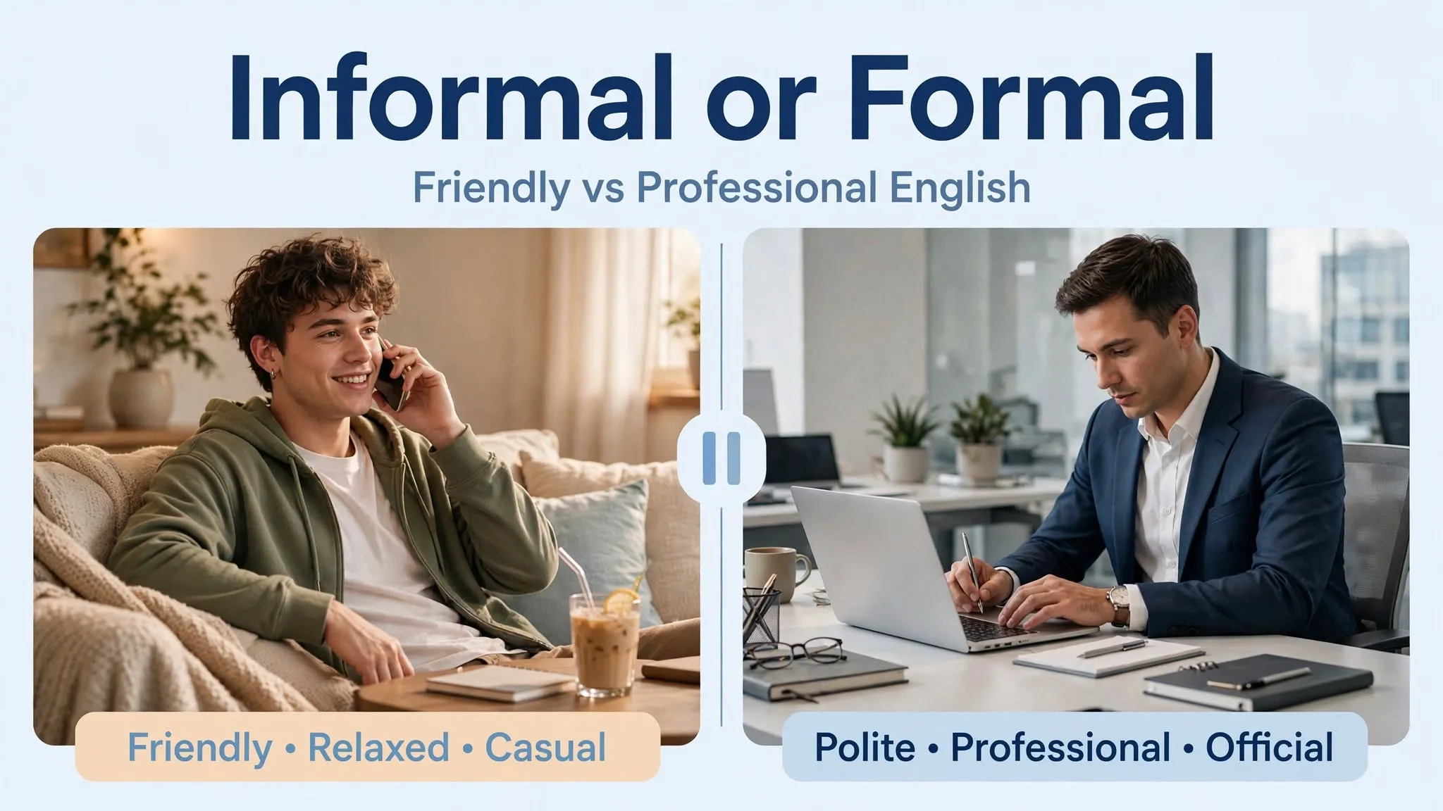 informal and formal